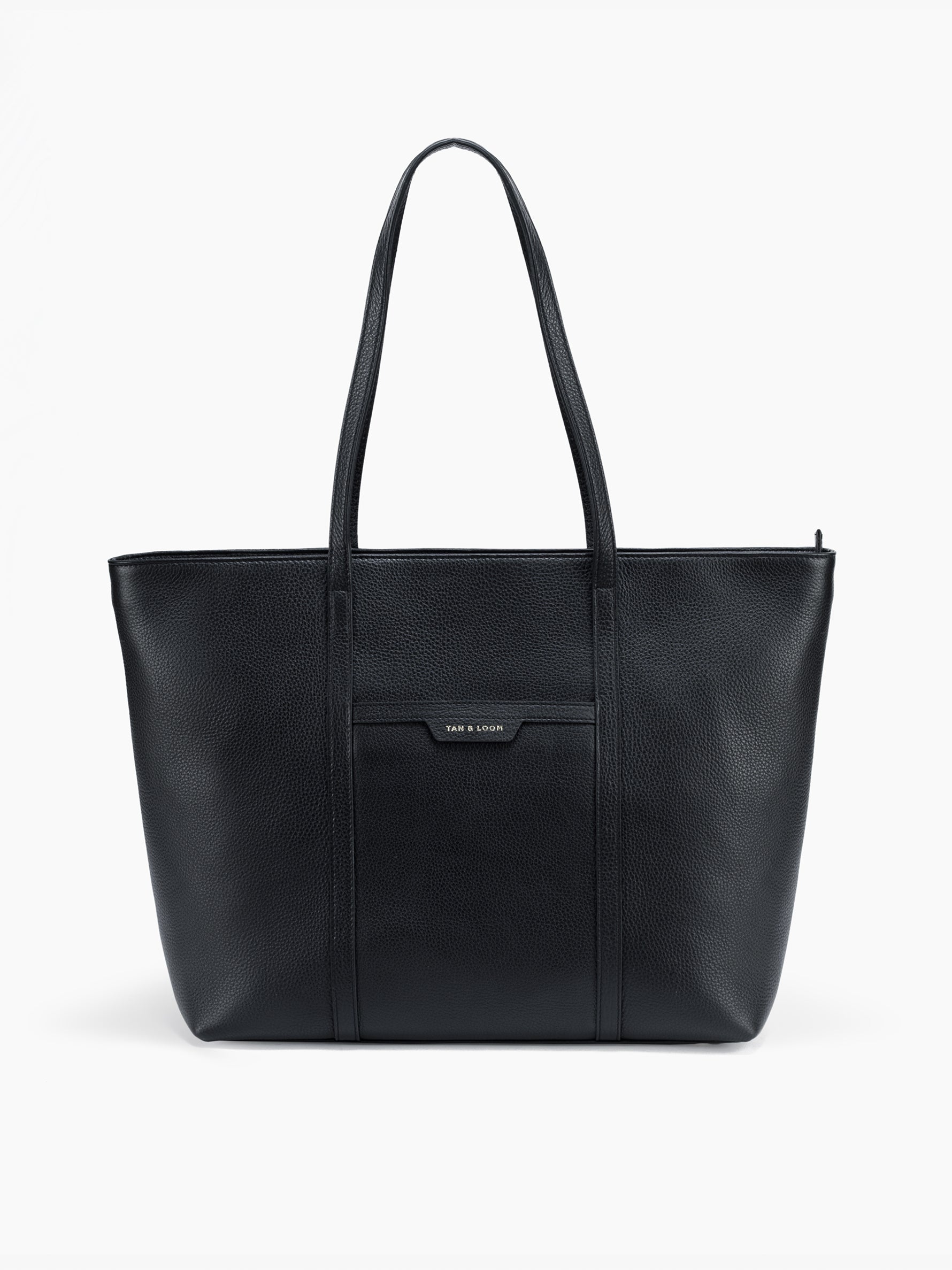 Black and tan discount tote