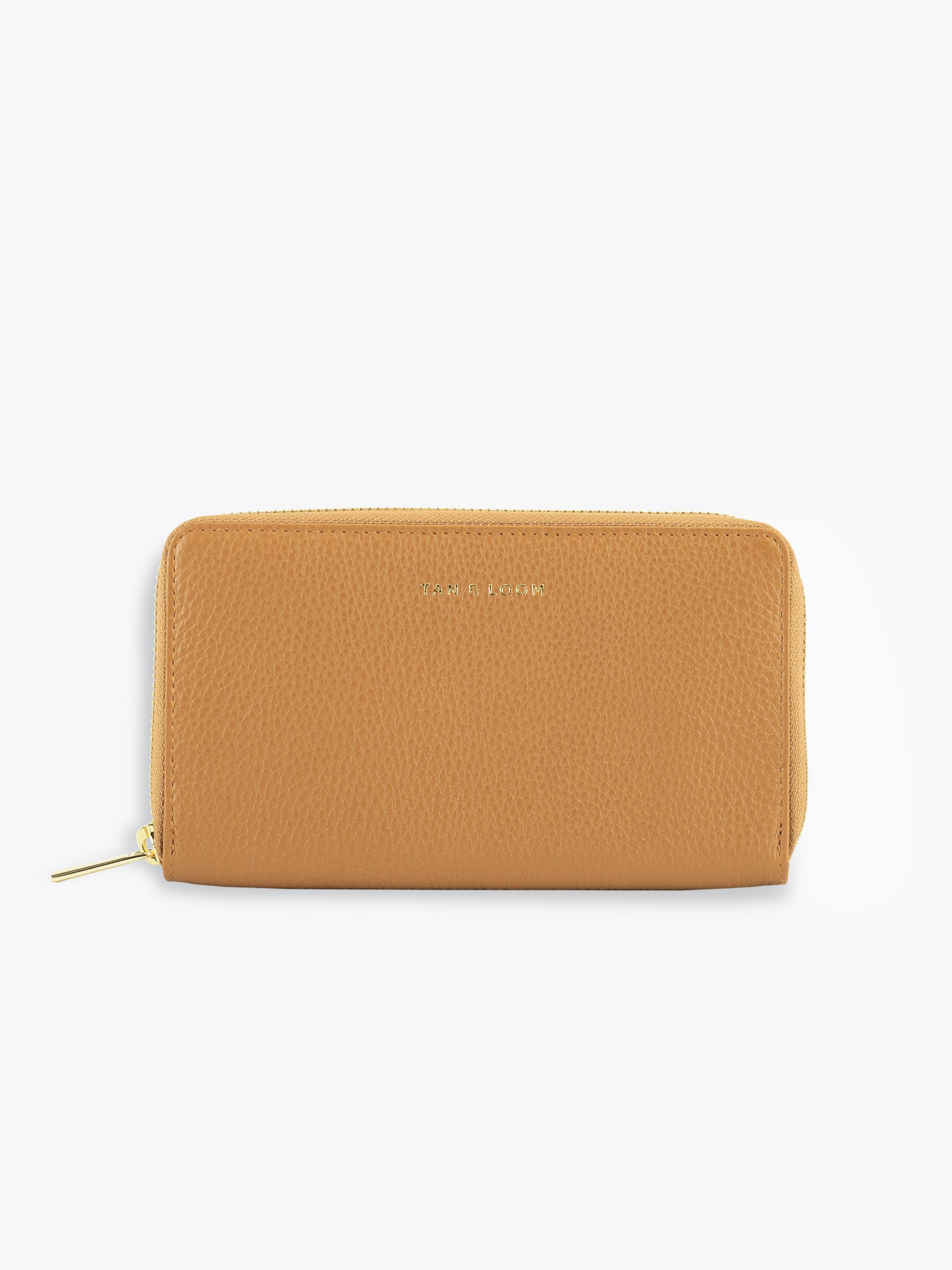 Classic Zip Around Wallet (Cinnamon Tan)