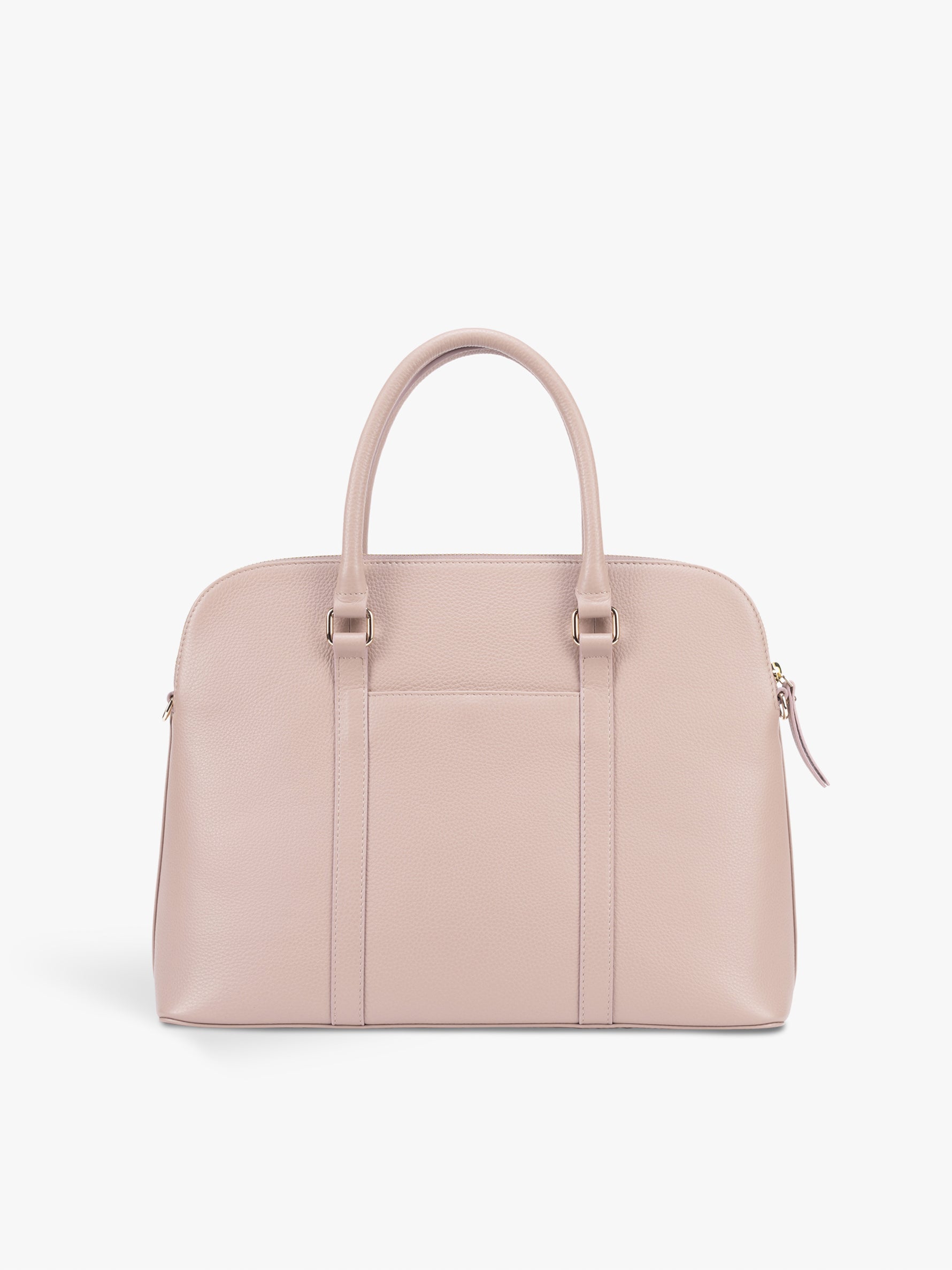 Pink leather outlet laptop bag